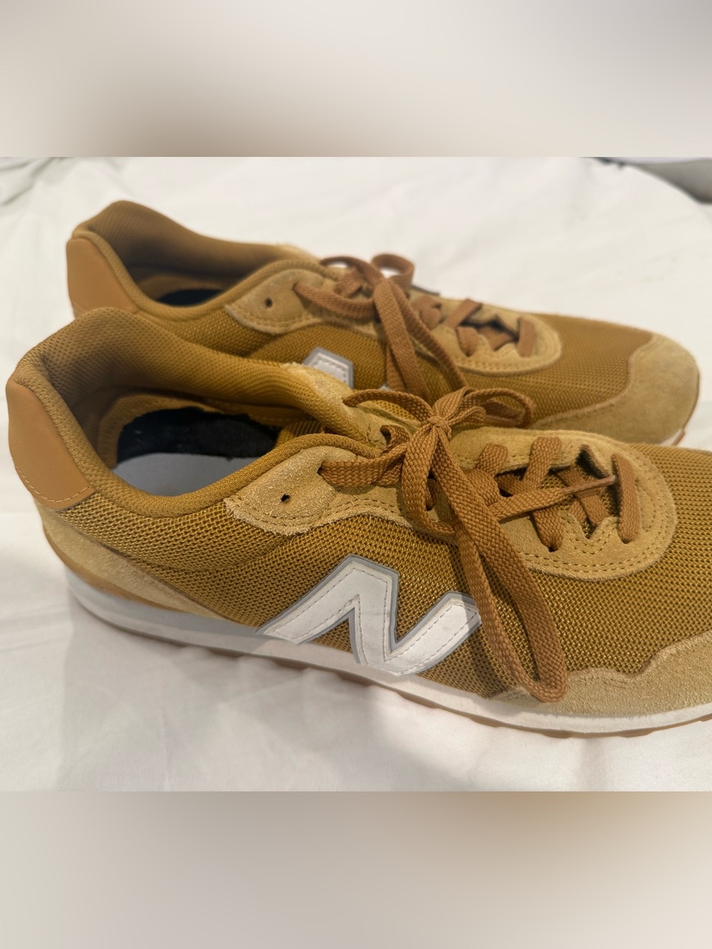 New Balance Men's 515 -Brown and White- Size 12